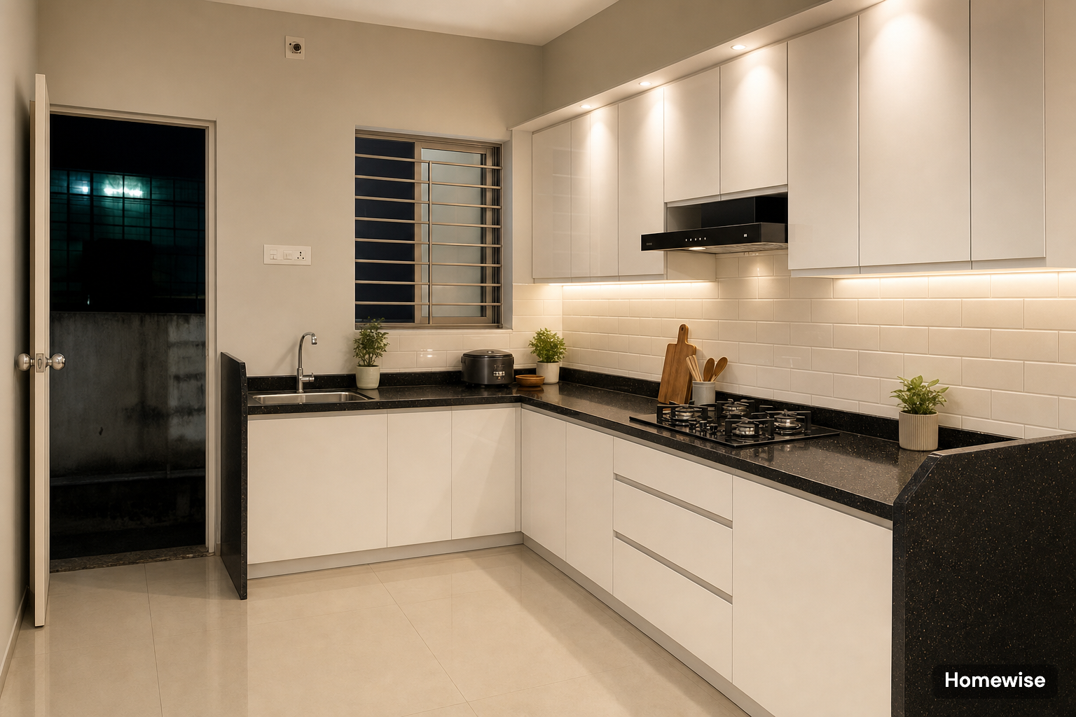 Designed modular kitchen